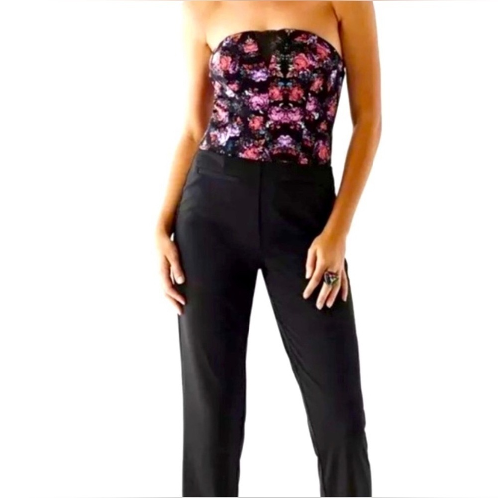 🌸Guess floral tube top romper Xs pit 17” l 51”